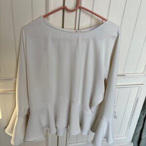 Joseph Ribkoff ruffle shirt--size 8